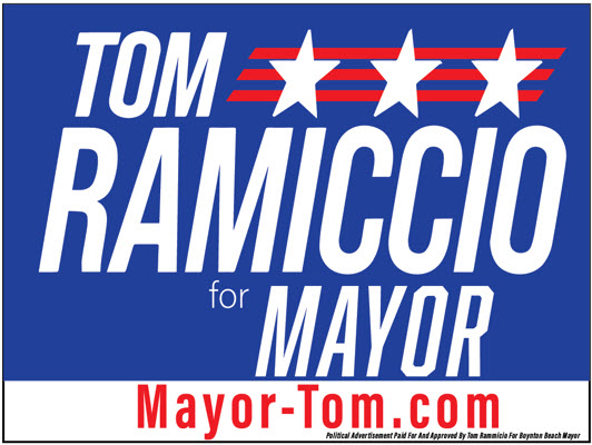 Tom Ramiccio Yard Sign